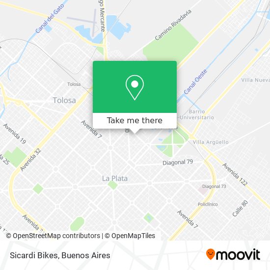 Sicardi Bikes map