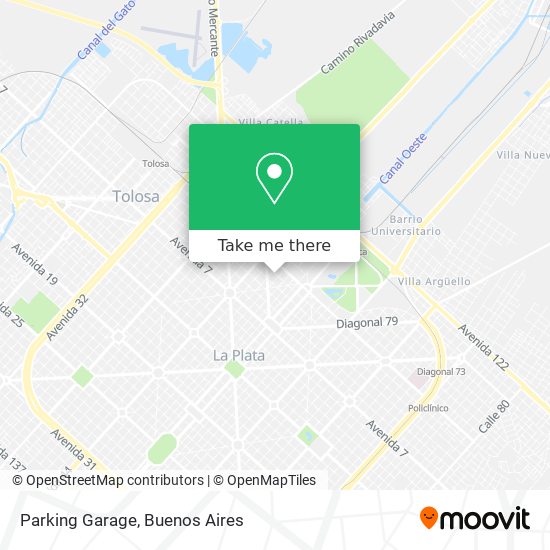 Mapa de Parking Garage