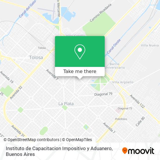 Instituto de Capacitacion Impositivo y Aduanero map