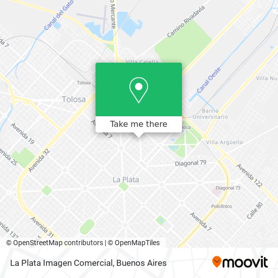 La Plata Imagen Comercial map