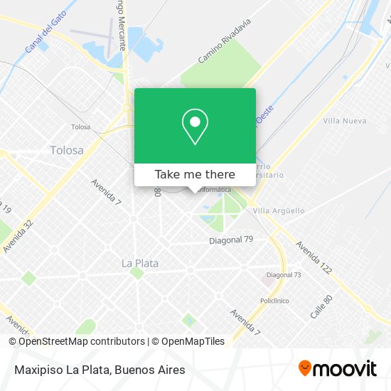 Maxipiso La Plata map