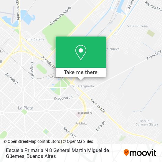 Escuela Primaria N 8 General Martin Miguel de Güemes map