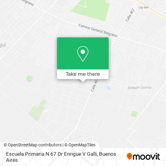 Escuela Primaria N 67 Dr Enrigue V Galli map