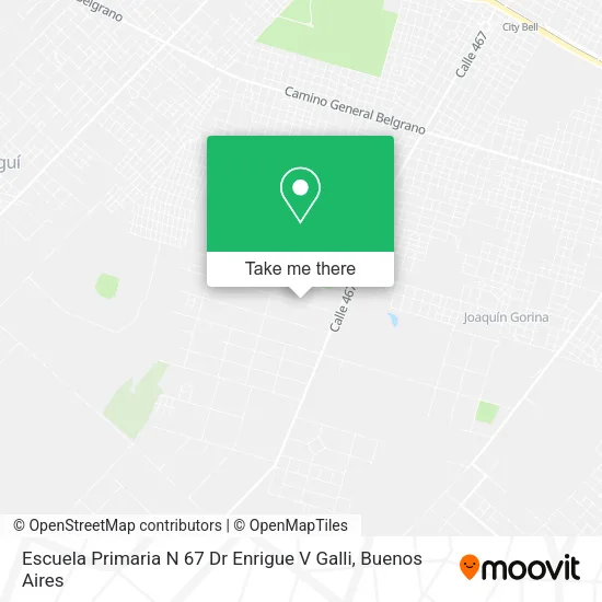 Escuela Primaria N 67 Dr Enrigue V Galli map