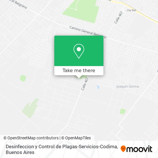 Mapa de Desinfeccion y Control de Plagas-Servicios-Codima