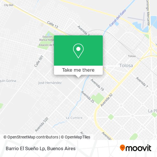 Barrio El Sueño Lp map