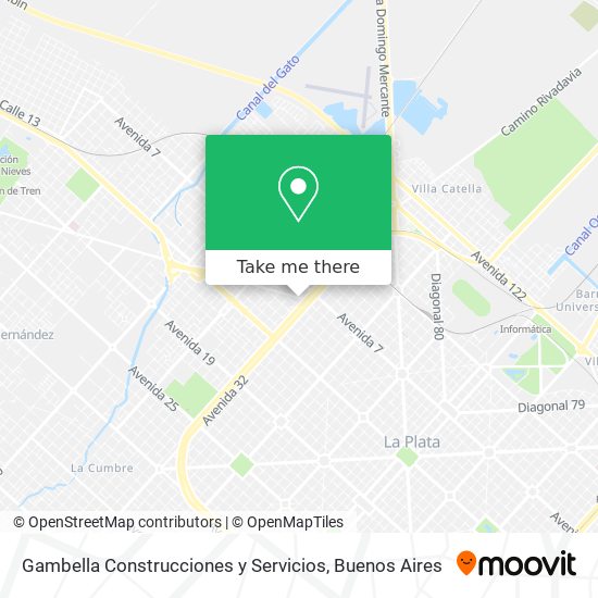 Gambella Construcciones y Servicios map