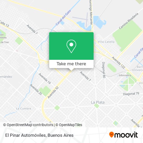 El Pinar Automóviles map