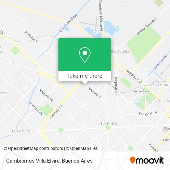 Cambiemos Villa Elvira map