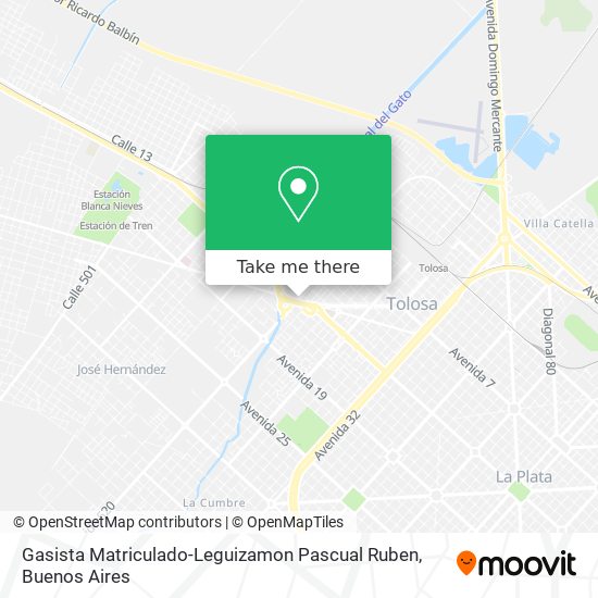 Gasista Matriculado-Leguizamon Pascual Ruben map