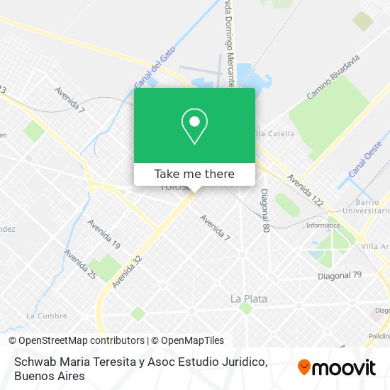 Mapa de Schwab Maria Teresita y Asoc Estudio Juridico