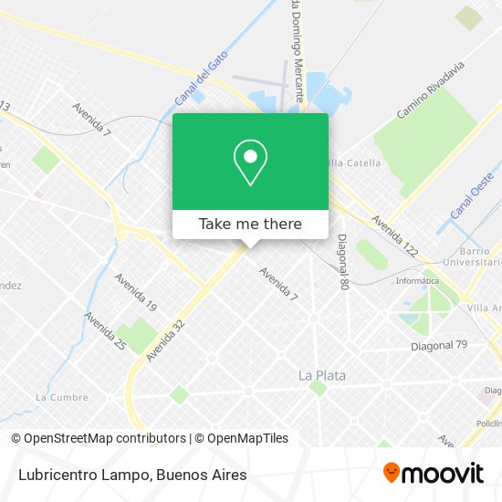 Lubricentro Lampo map