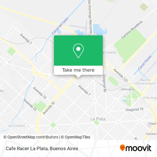 Cafe Racer La Plata map