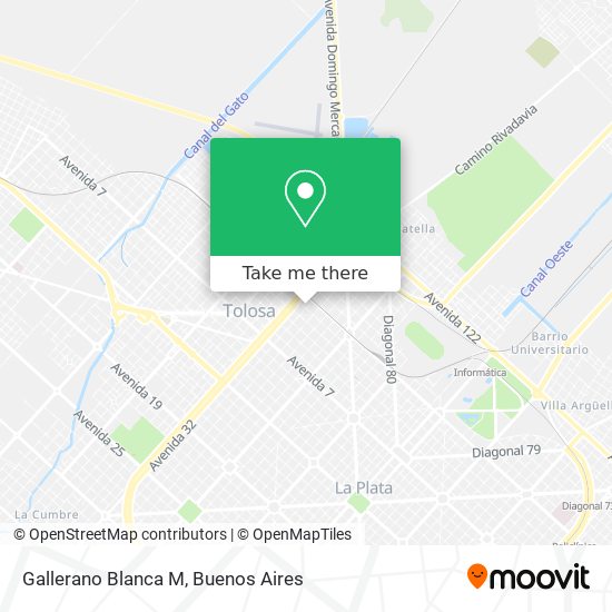 Gallerano Blanca M map