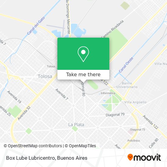 Box Lube Lubricentro map