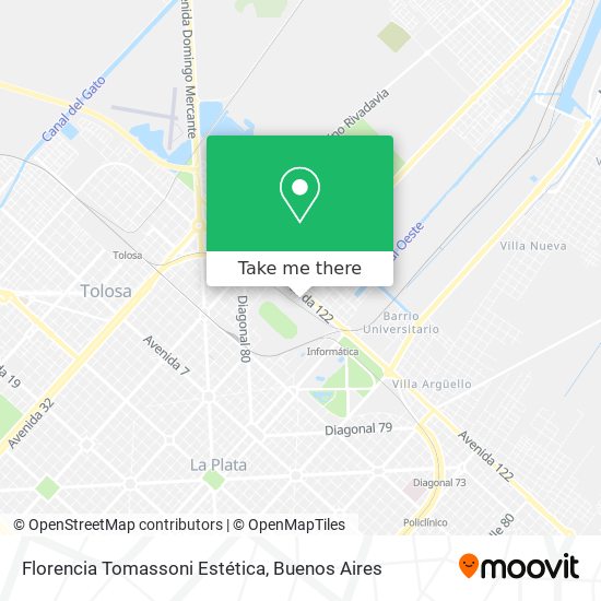 Florencia Tomassoni Estética map