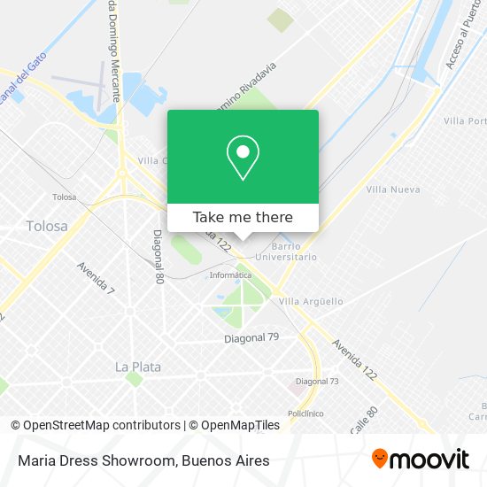 Mapa de Maria Dress Showroom