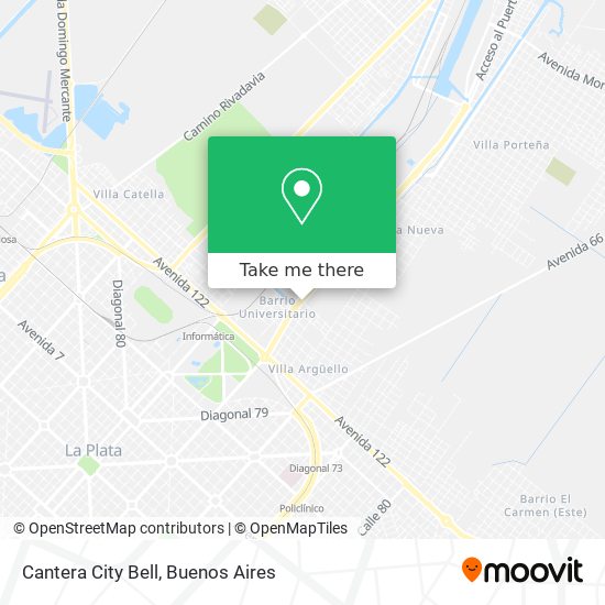 Cantera City Bell map