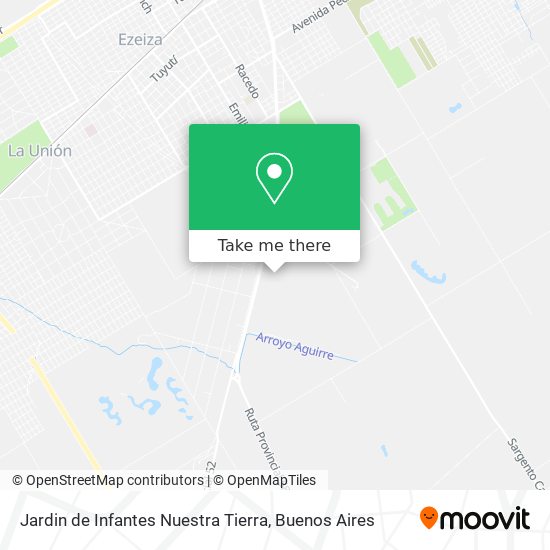 Mapa de Jardin de Infantes Nuestra Tierra