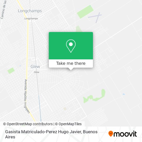 Mapa de Gasista Matriculado-Perez Hugo Javier