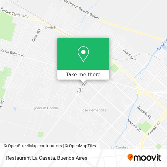 Restaurant La Caseta map