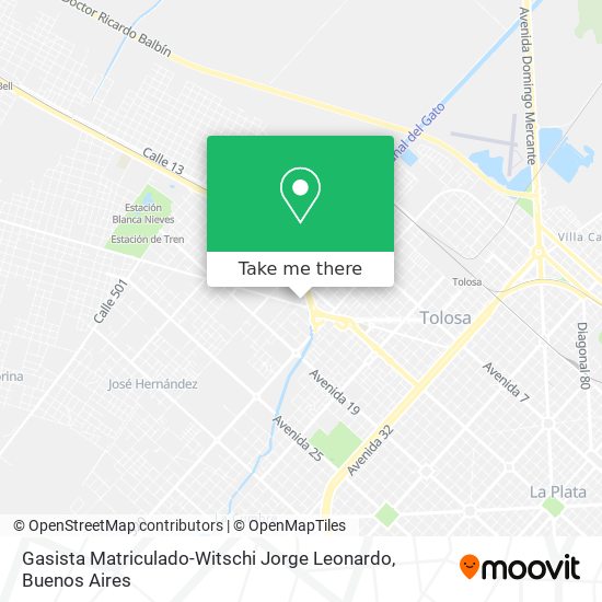 Gasista Matriculado-Witschi Jorge Leonardo map