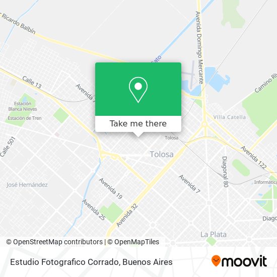 Mapa de Estudio Fotografico Corrado