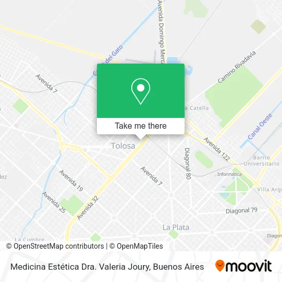 Medicina Estética Dra. Valeria Joury map