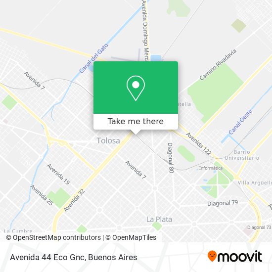 Avenida 44 Eco Gnc map