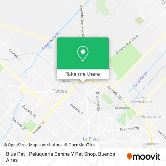 Blue Pet - Peluquería Canina Y Pet Shop map