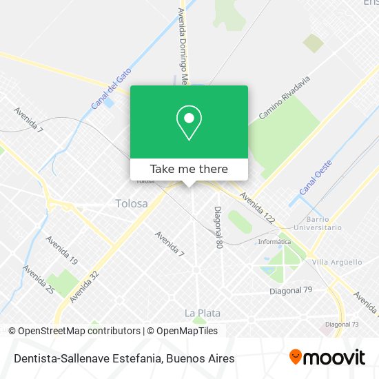 Mapa de Dentista-Sallenave Estefania