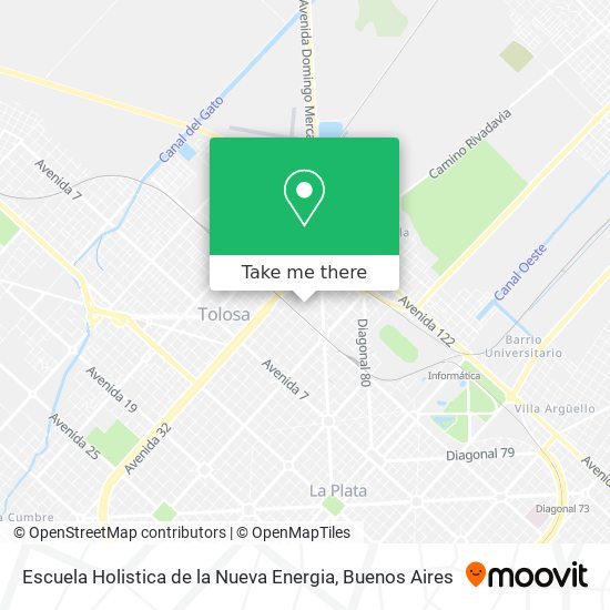Escuela Holistica de la Nueva Energia map