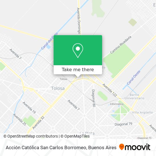 Acción Católica San Carlos Borromeo map