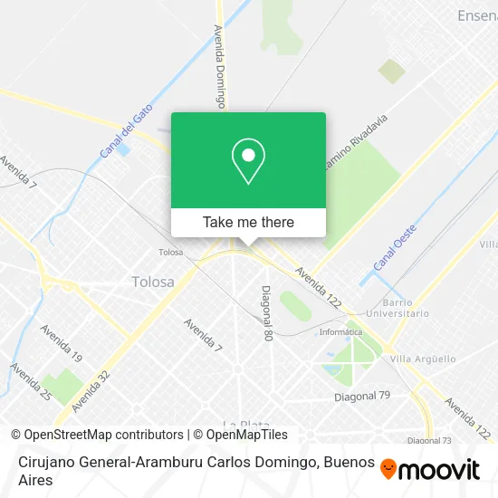Cirujano General-Aramburu Carlos Domingo map