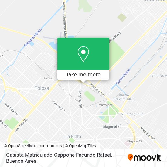 Mapa de Gasista Matriculado-Cappone Facundo Rafael