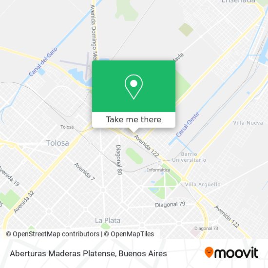 Aberturas Maderas Platense map