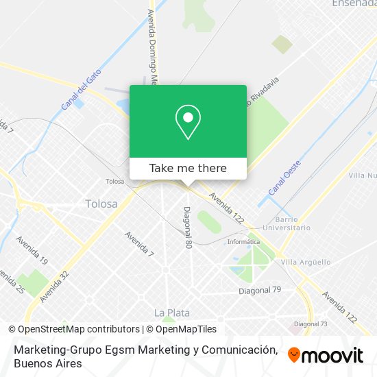 Marketing-Grupo Egsm Marketing y Comunicación map