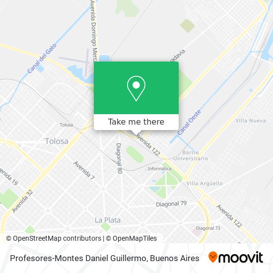 Mapa de Profesores-Montes Daniel Guillermo