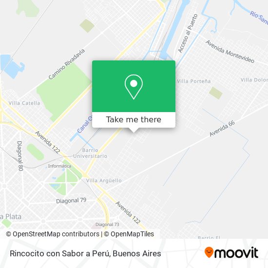 Rincocito con Sabor a Perú map