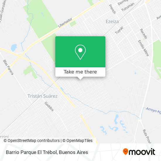 Barrio Parque El Trébol map