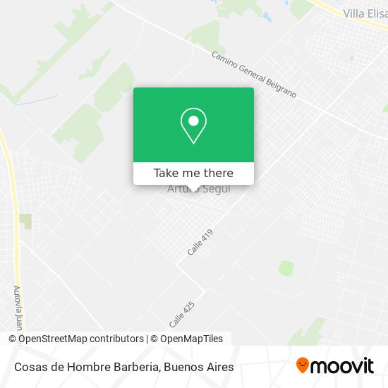 Cosas de Hombre Barberia map