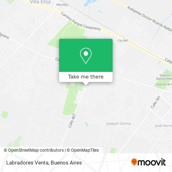 Labradores Venta map