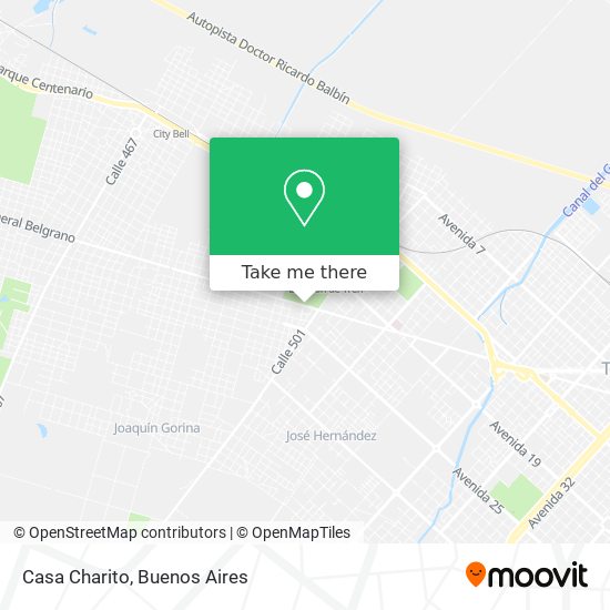 Mapa de Casa Charito