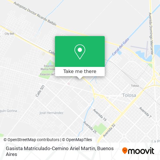 Gasista Matriculado-Cemino Ariel Martin map