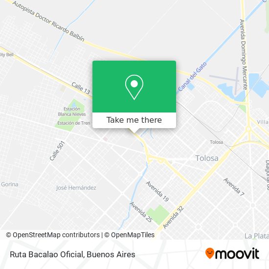 Ruta Bacalao Oficial map