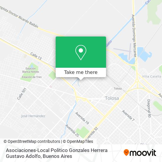 Mapa de Asociaciones-Local Politico Gonzales Herrera Gustavo Adolfo