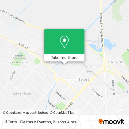 Il Tetto - Fiestas y Eventos map