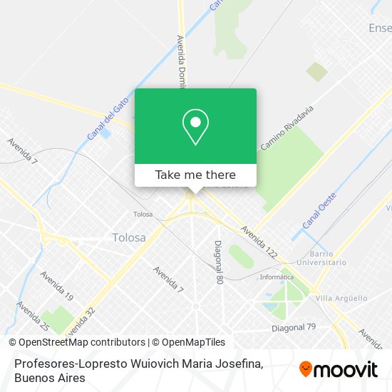 Profesores-Lopresto Wuiovich Maria Josefina map