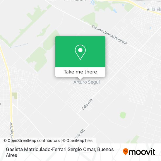 Gasista Matriculado-Ferrari Sergio Omar map