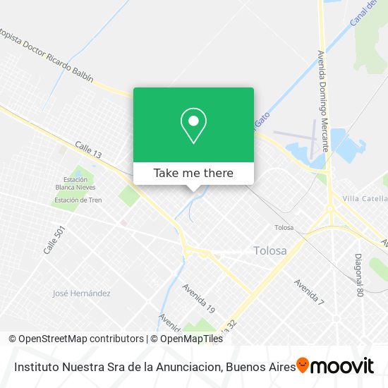 Mapa de Instituto Nuestra Sra de la Anunciacion